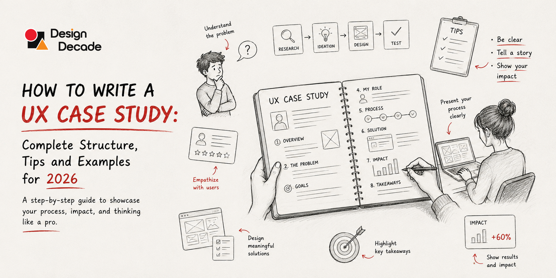 How to Write a UX Case Study: Complete Structure, Tips and Examples for 2026