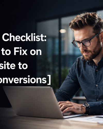 UX Audit Checklist 25 Things to Fix on Your Website to Double Conversions Blog Banner Image